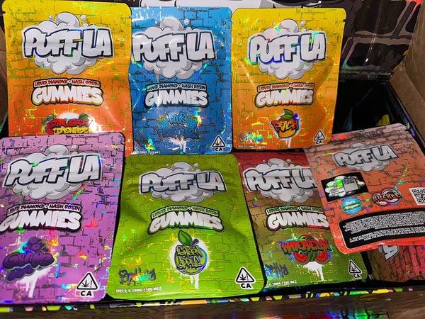 Puff LA 500mg Hash Rosin Gummies